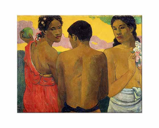 Paul Gauguin Tahiti'de Sohbet