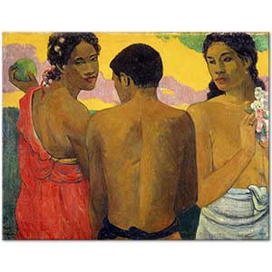 Paul Gauguin Tahiti'de Sohbet