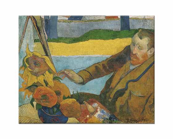 Paul Gauguin Van Gogh Ayçiçekleri Çalışırken