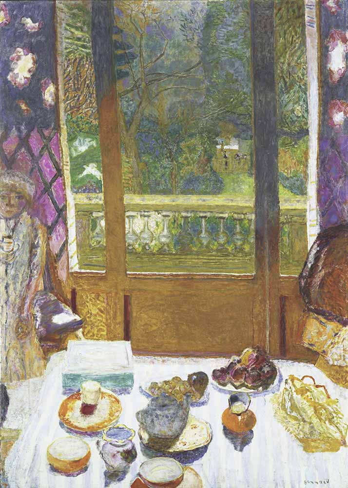 Pierre Bonnard Bahçeye Bakan Oturma Odası