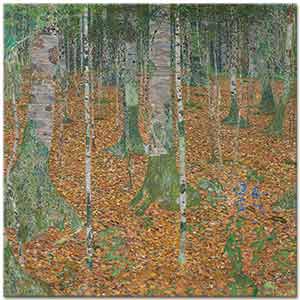 Gustav Klimt Kayın Ormanında