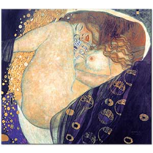 Gustav Klimt Danae