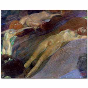 Gustav Klimt Hareketli Su