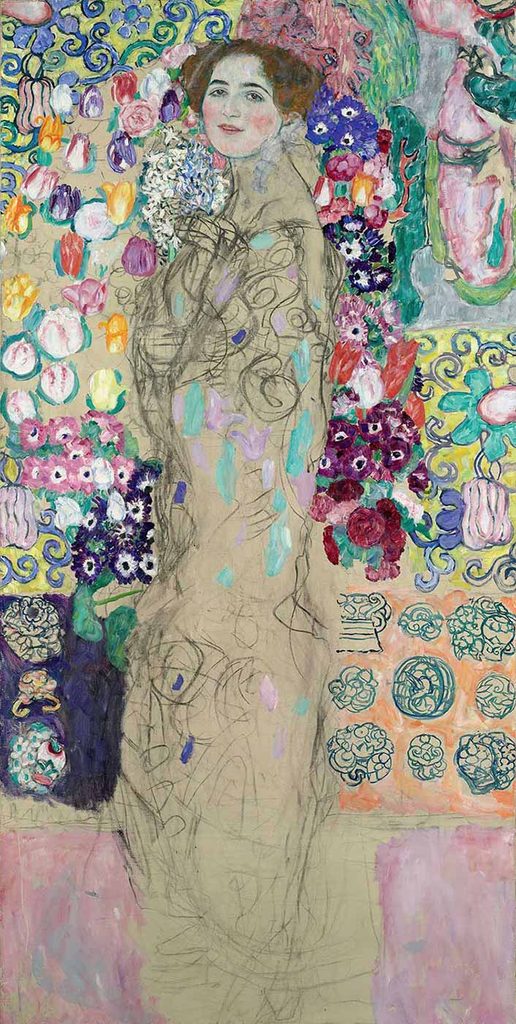 Gustav Klimt Maria Munk Portresi