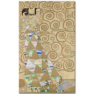 Gustav Klimt Stoclet Freski Beklenti (Dansçı)
