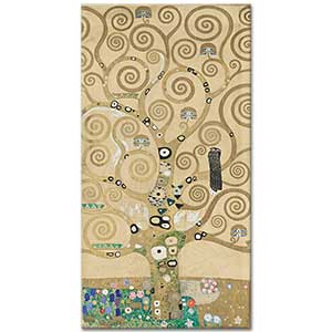 Gustav Klimt Stoclet Freski Hayat Ağacı