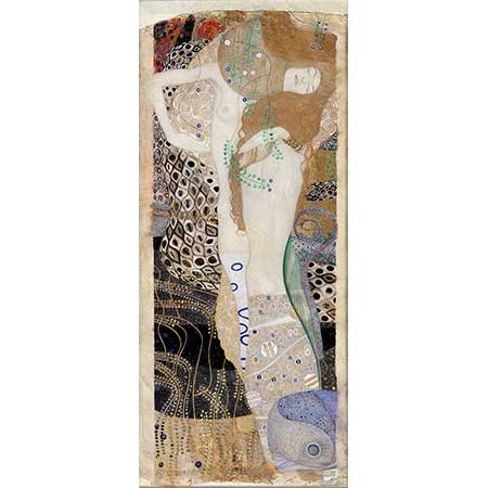 Gustav Klimt Su Yılanı ile