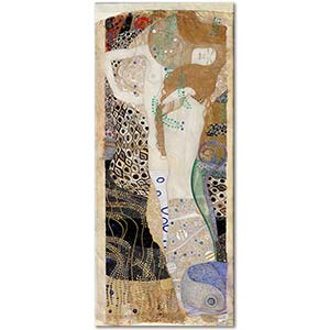 Gustav Klimt Su Yılanı ile