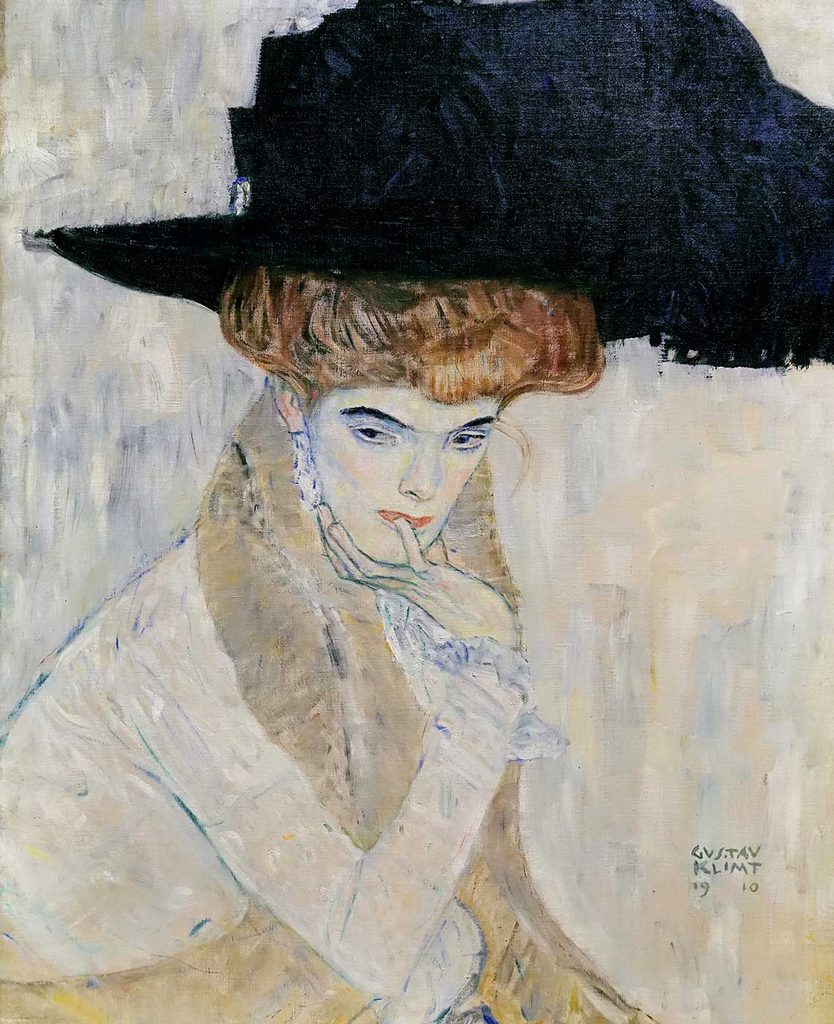 Gustav Klimt Siyah Şapka