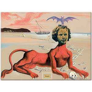 Salvador Dali Shirley Temple Çağdaş Sinemanın En Genç Canavarı