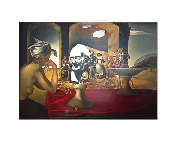 Salvador Dali Volter'in Görünmez Büstü ile Köle Pazarı