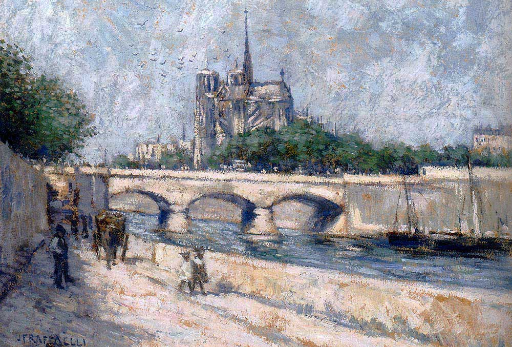 Jean Francois Raffaelli Notre Dame Paris