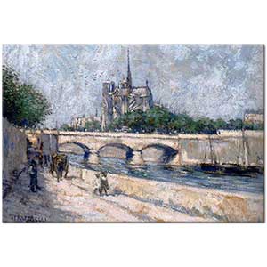 Jean Francois Raffaelli Notre Dame Paris