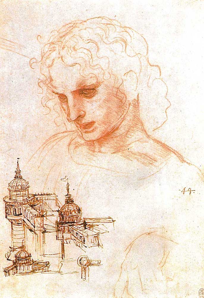 Leonardo Da Vinci Apostles ve Mimari Eskizler
