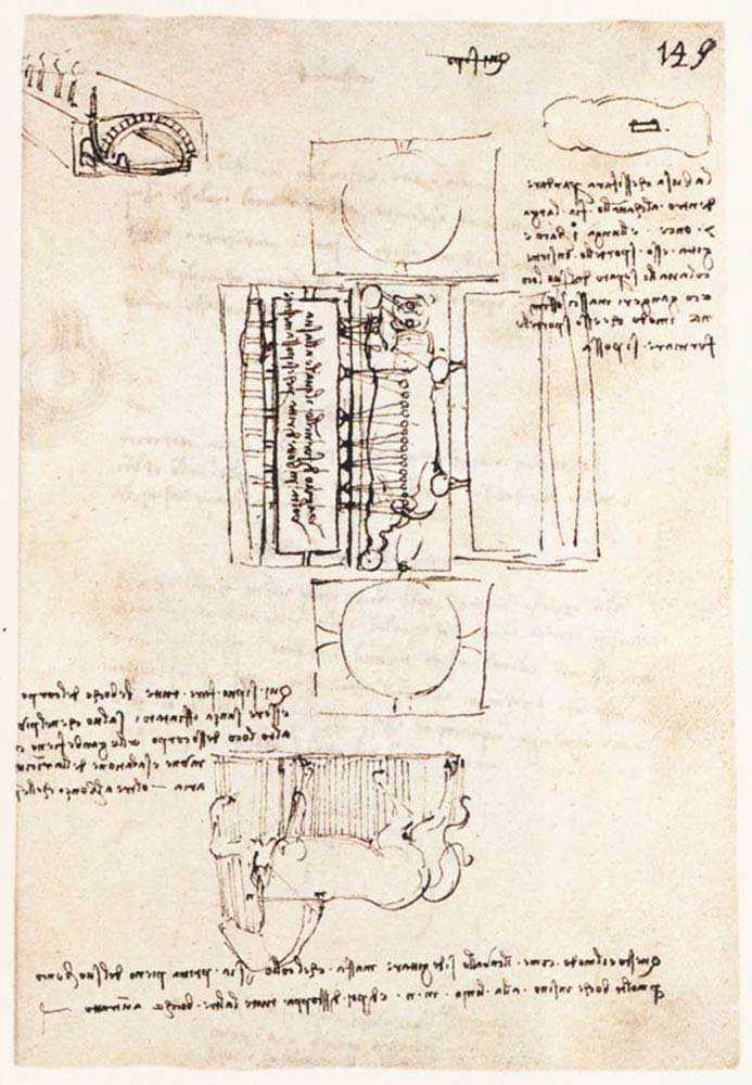 Leonardo Da Vinci At Heykeli Çalışması