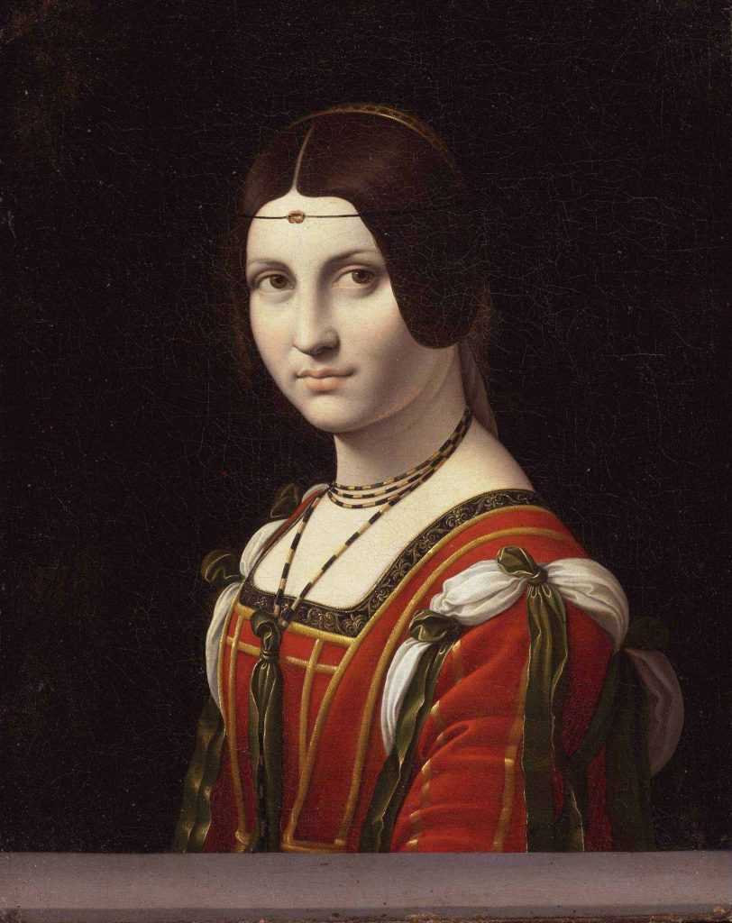 Leonardo Da Vinci Genç Kadın Resmi