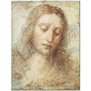 Leonardo Da Vinci Hz İsa'nın Başı Etüdü