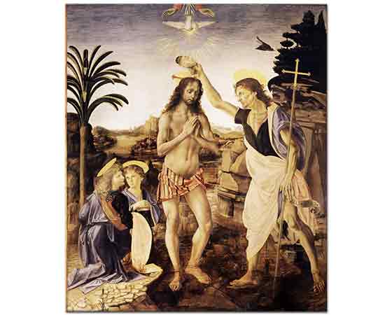 Leonardo Da Vinci Isa'nın Vaftiz Edilmesi