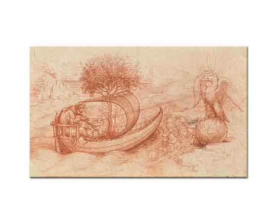 Leonardo Da Vinci Kurt ve Kartallı Allegori