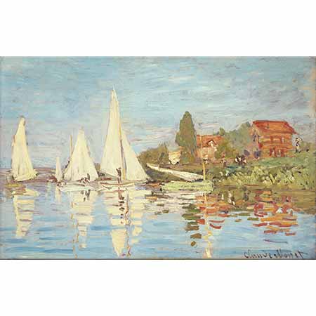 Claude Monet Argenteuil ve Yelkenliler