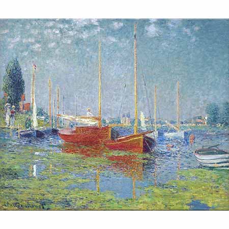 Claude Monet Argenteuil'de Yelkenliler