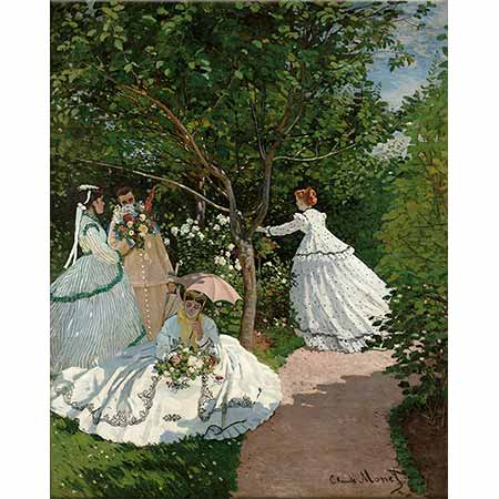 Claude Monet Bahçede Kadınlar