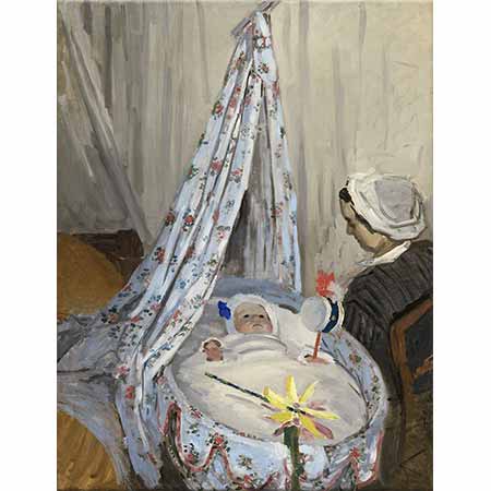 Claude Monet Beşiğinde Jean Monet
