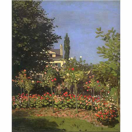 Claude Monet Çiçek Bahçesi