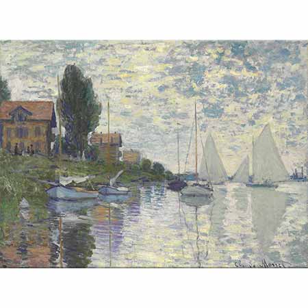 Claude Monet Gennevillier'de Yelkenli