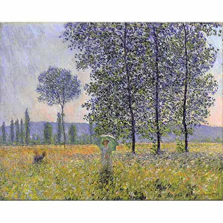 Claude Monet Kavaklar Altında Işıklar
