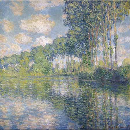 Claude Monet Nehir Kıyısında Kavaklar