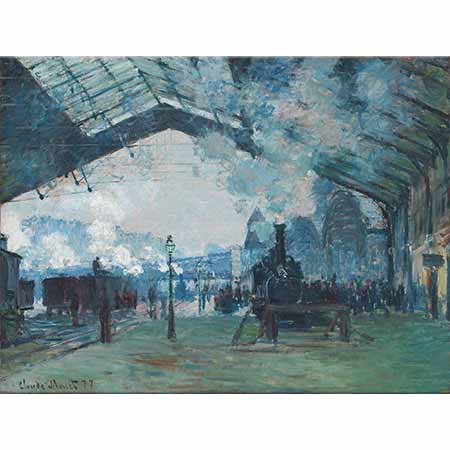 Claude Monet Paris Saint Lazare İstasyonu