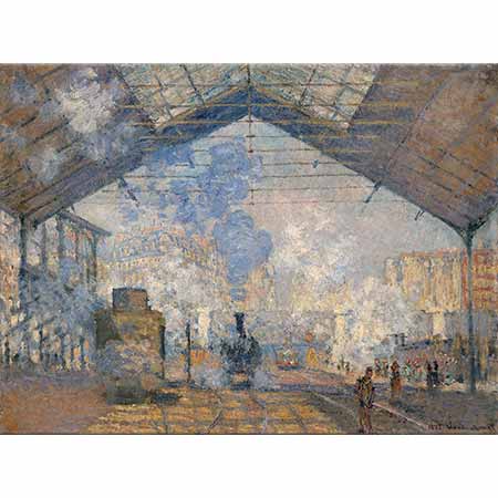 Claude Monet Saint Lazare Garı