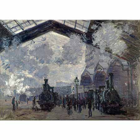 Claude Monet St Lazare Garı