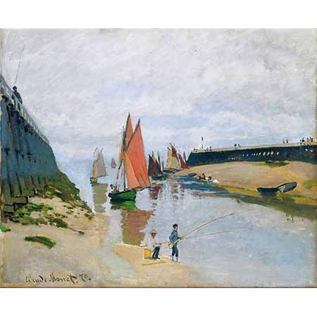 Claude Monet Trouville Liman Girişi