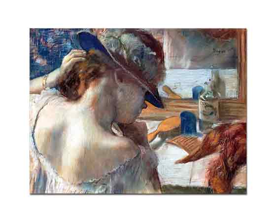 Edgar Degas Ayna önünde