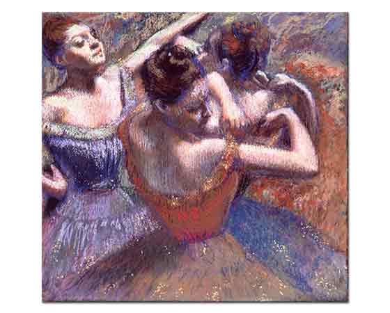 Edgar Degas Balerinlerin Sahne Hazırlığı
