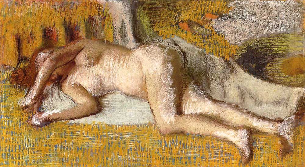 Edgar Degas Banyo Sonrası Dinlenme