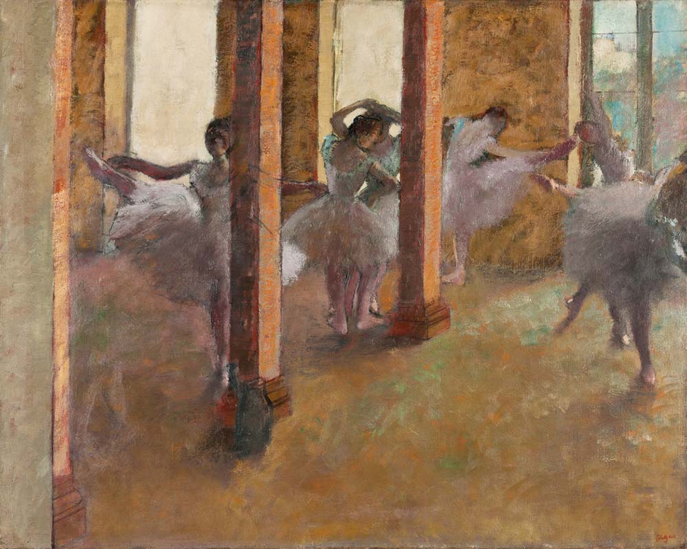 Edgar Degas Fuayede Balerinler