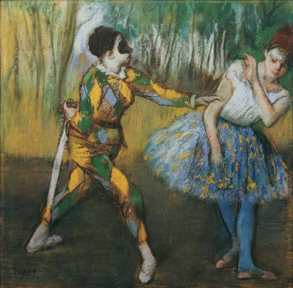Edgar Degas Palyaço ve Columbine