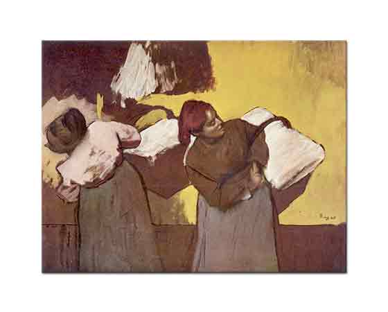 Edgar Degas iki Çamaşırcı Kadın