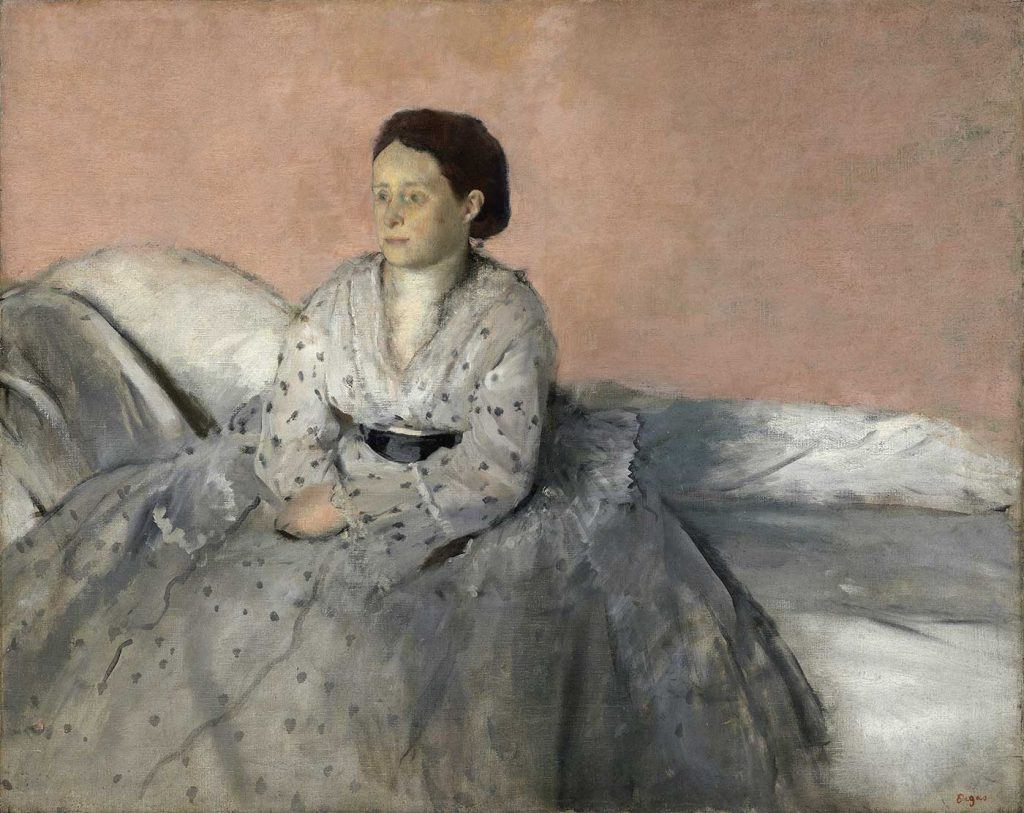 Edgar Degas Madame Rene de Gas'ın Portresi