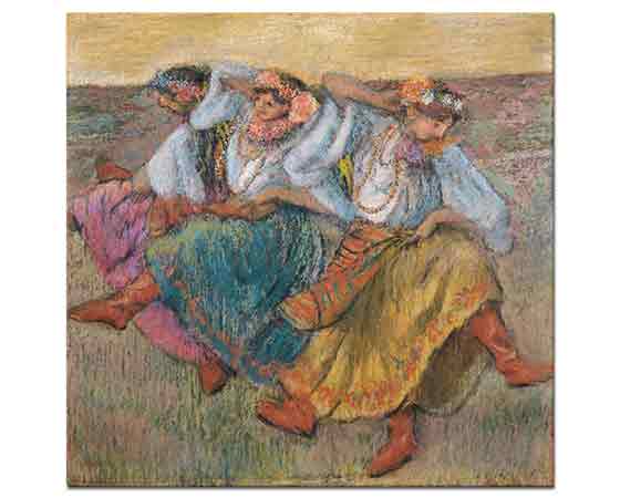 Edgar Degas üç Rus Dansçısı