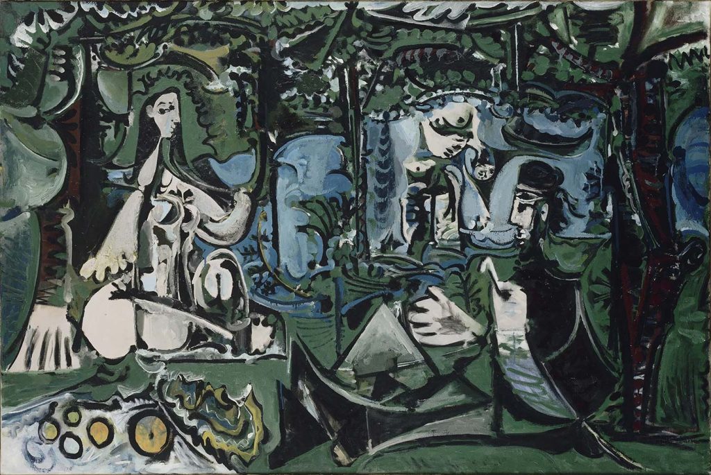 Pablo Picasso Çimlerde Öğle Yemeği (Manet Sonrası)