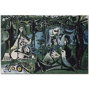 Pablo Picasso Çimlerde Öğle Yemeği (Manet Sonrası)