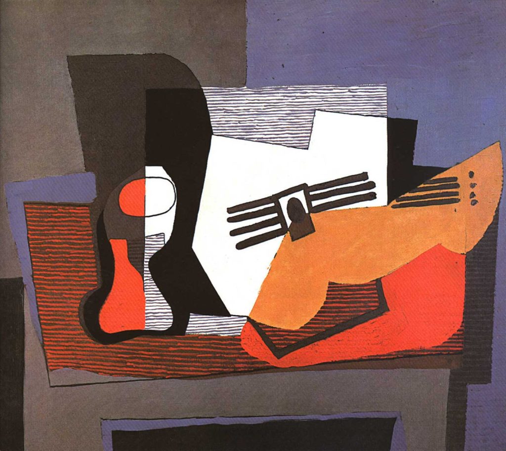 Pablo Picasso Gitarlı Natürmort
