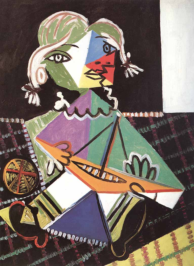 Pablo Picasso Küçük Kız Gemisi ile