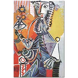 Pablo Picasso Piposu ile Şövalye