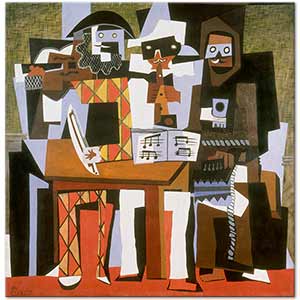 Pablo Picasso Üç Müzisyen II