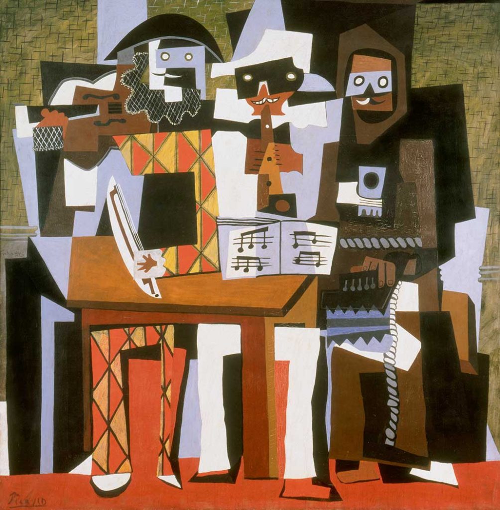 Pablo Picasso Üç Müzisyen II